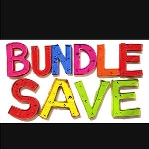 I can create custom BUNDLES AND SAVE - 20% off 3 or more items from my closet!!